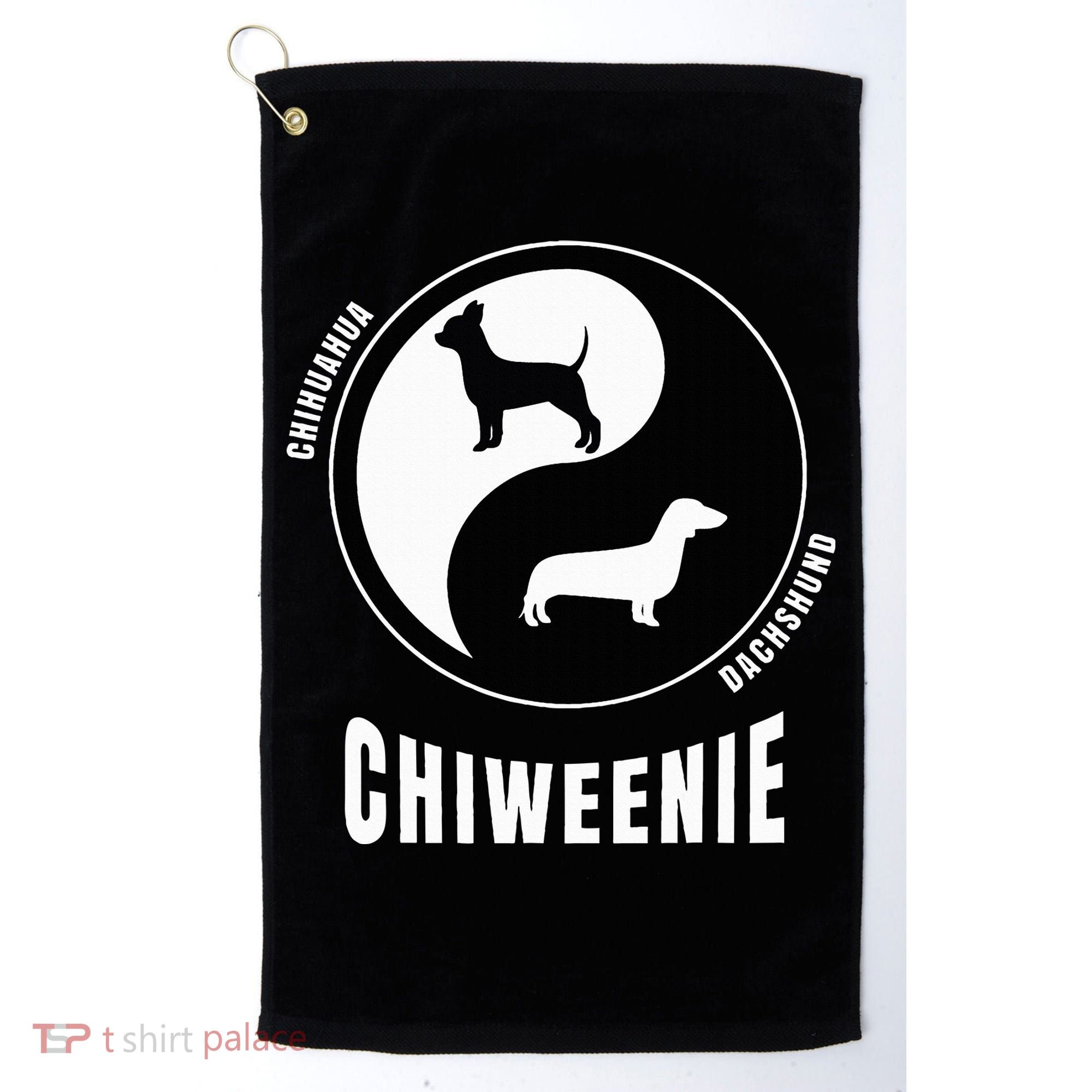 Chiweenie Dog Lovers Breeders Gift Pet Chiweenie Golf Towel