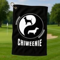 Chiweenie Dog Lovers Breeders Gift Pet Chiweenie Golf Towel thumb 1