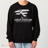 Crop Duster Leave The Smell Behind Plane Aerial Application Women's Sweatshirt thumb 0