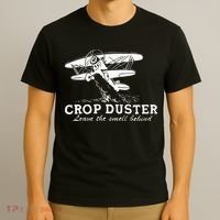 Crop Duster Leave The Smell Behind Plane Aerial Application T-Shirt thumb 3