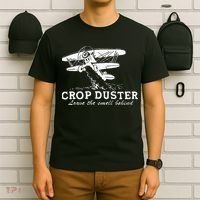 Crop Duster Leave The Smell Behind Plane Aerial Application T-Shirt thumb 6