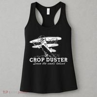 Crop Duster Leave The Smell Behind Plane Aerial Application Women's Tank Top thumb 3