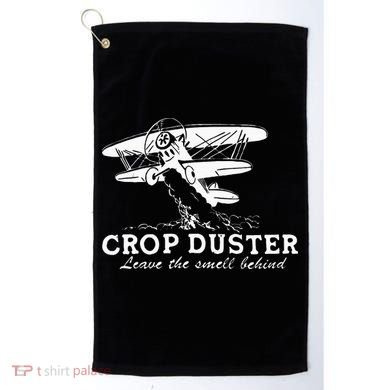 Crop Duster Leave The Smell Behind Plane Aerial Application Golf Towel
