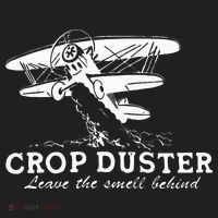 Crop Duster Leave The Smell Behind Plane Aerial Application Golf Towel thumb 3