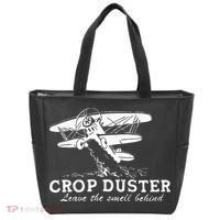 Crop Duster Leave The Smell Behind Plane Aerial Application Tote Bag thumb 0