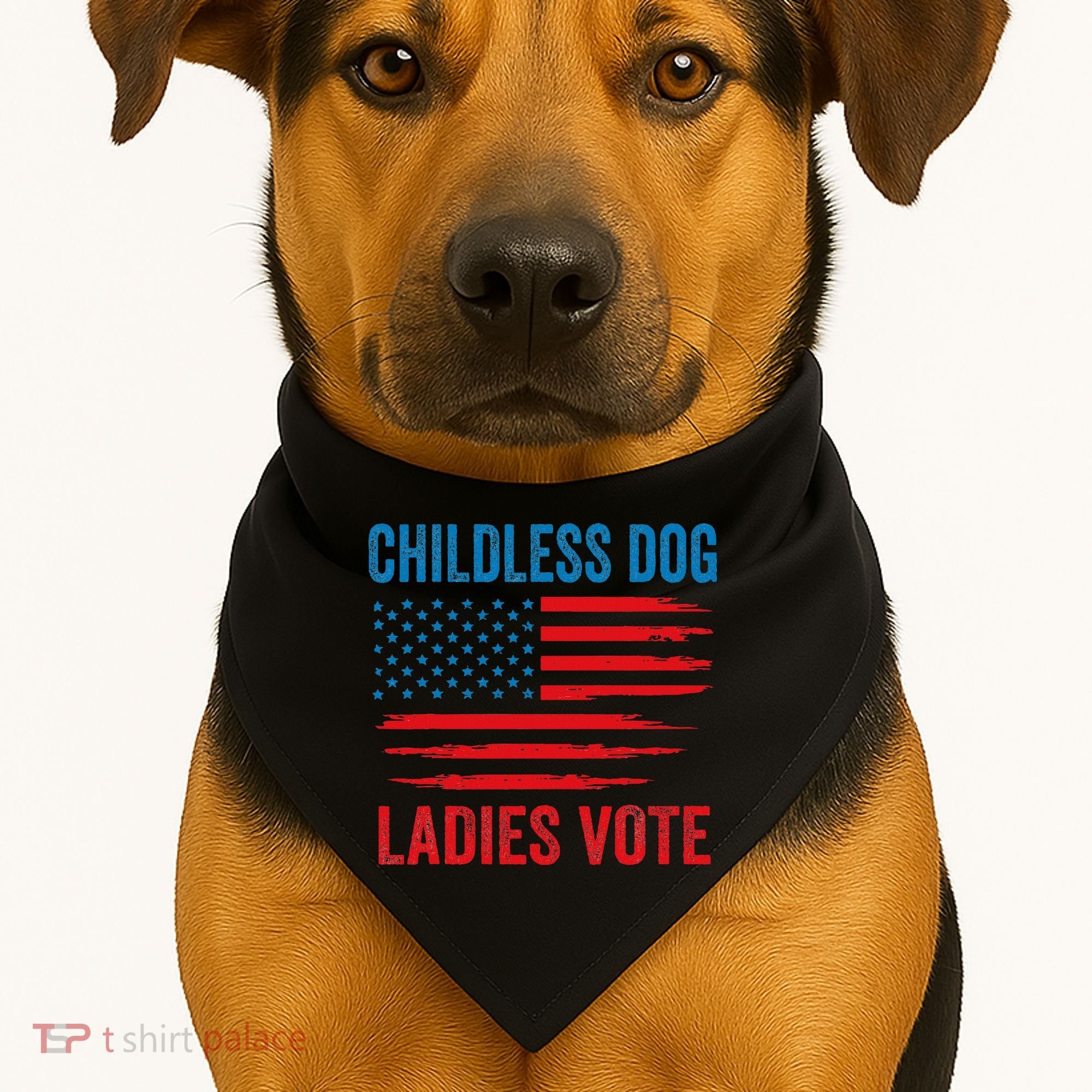 Childless Dog Ladies USA-Made Doggie Bandana