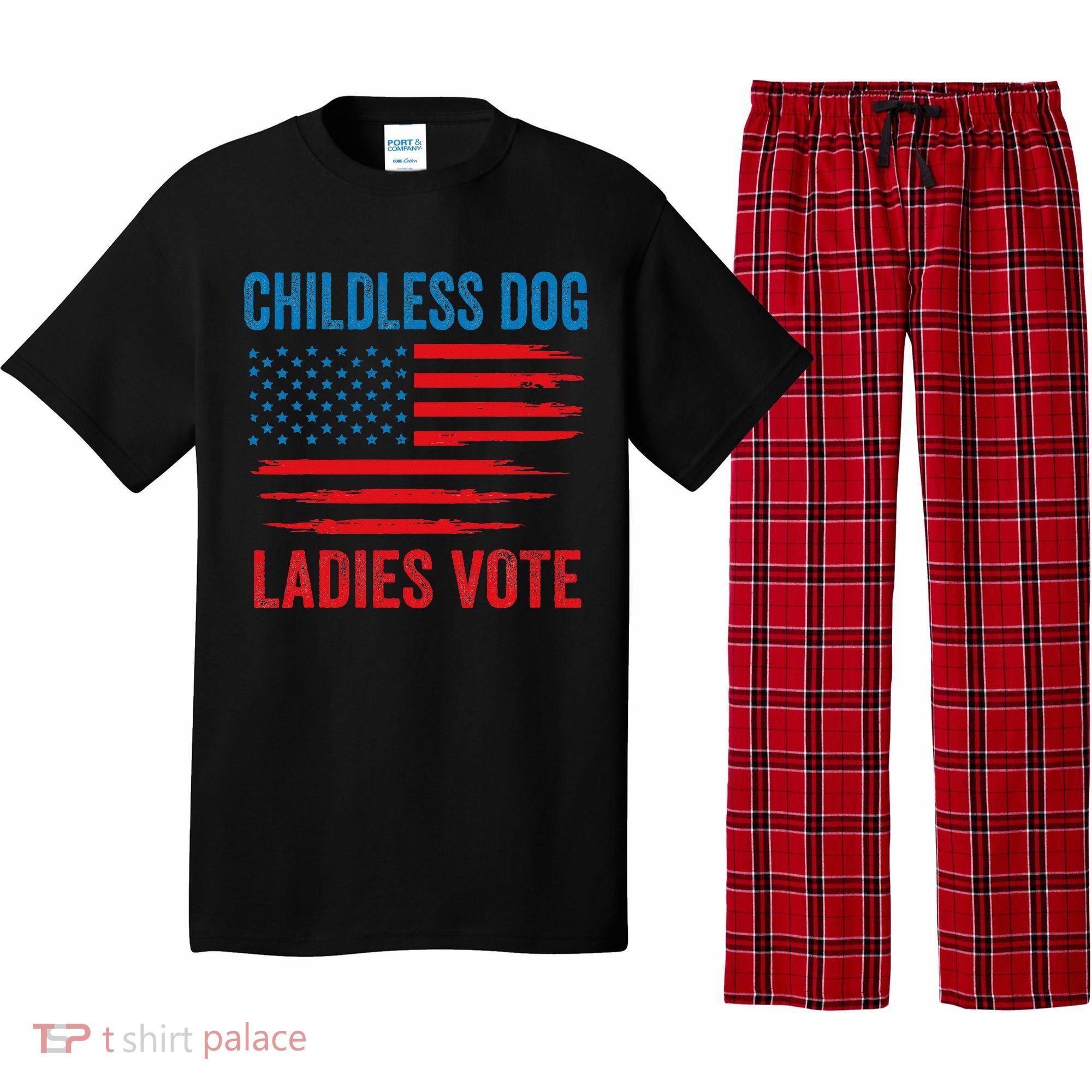 Childless Dog Ladies Pajama Set
