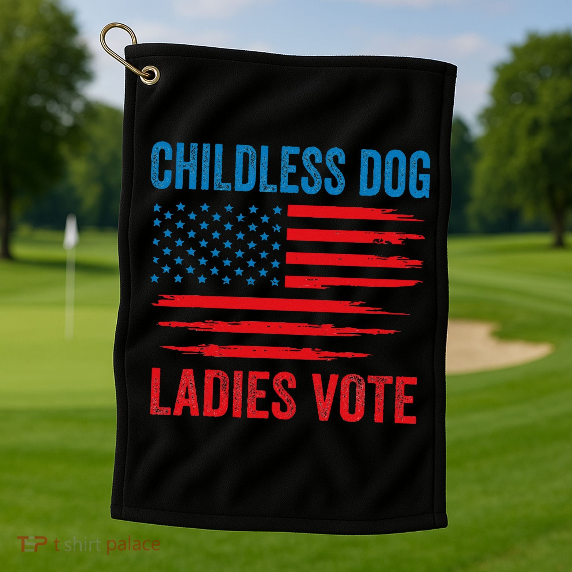 Childless Dog Ladies Golf Towel