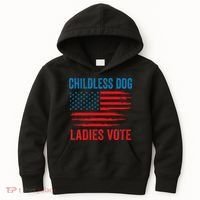 Childless Dog Ladies Kids Hoodie thumb 0