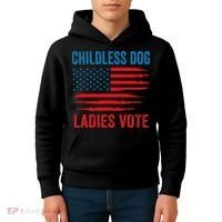Childless Dog Ladies Kids Hoodie thumb 4