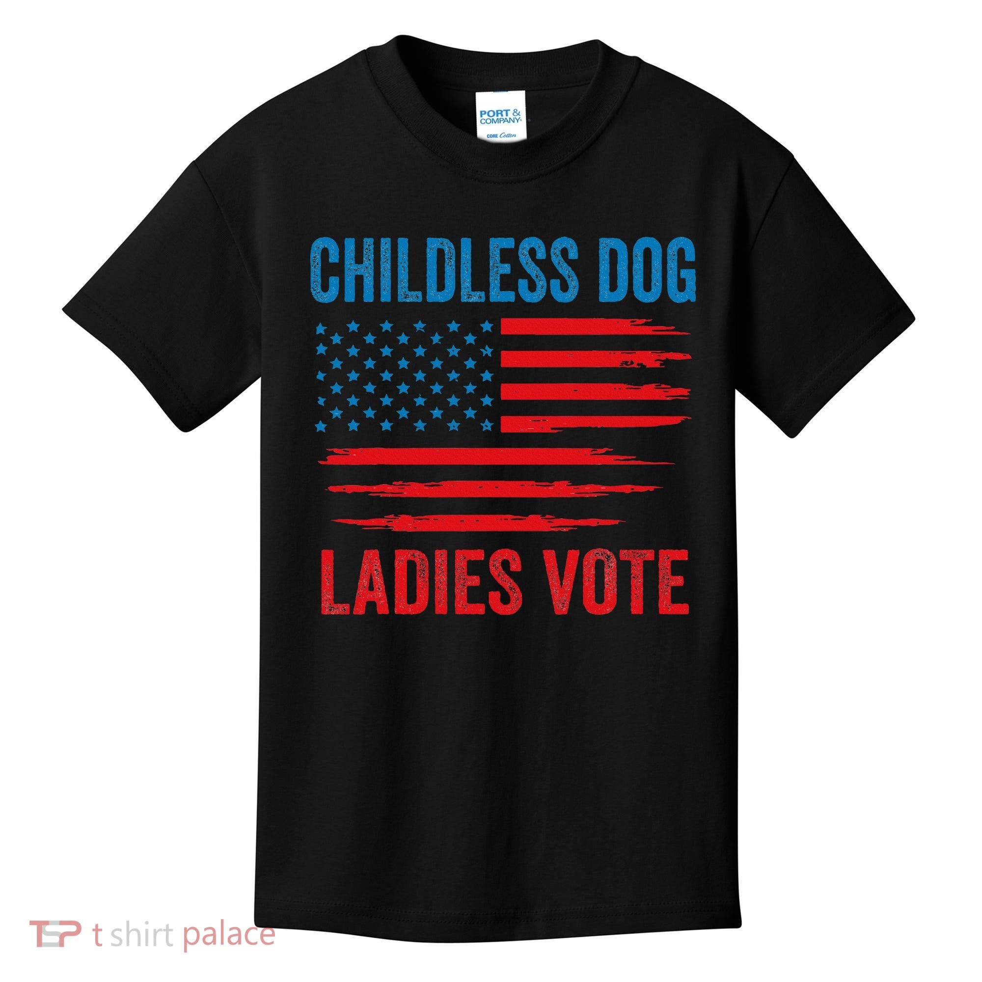 Childless Dog Ladies Kids T-Shirt