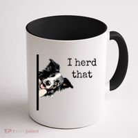 Collie Dog Lovers Herd That Coffee Mug thumb 1