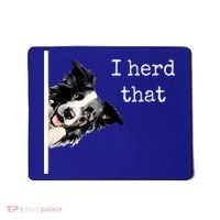 Collie Dog Lovers Herd That Mousepad thumb 0
