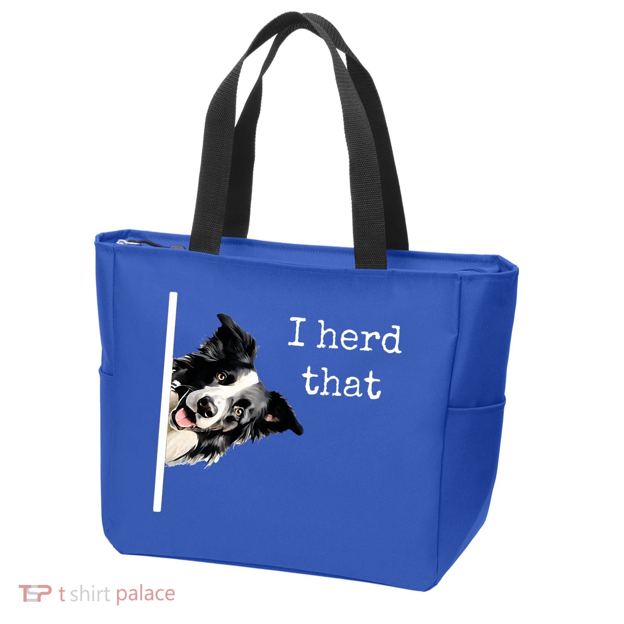 Collie Dog Lovers Herd That Tote Bag