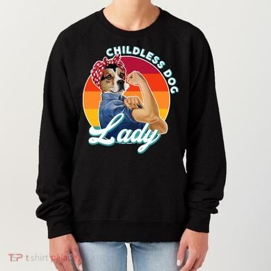 Childless Dog Lady Kamala Harris Funny Women's Sweatshirt