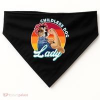Childless Dog Lady Kamala Harris Funny USA-Made Doggie Bandana thumb 0