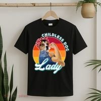Childless Dog Lady Kamala Harris Funny T-Shirt thumb 2