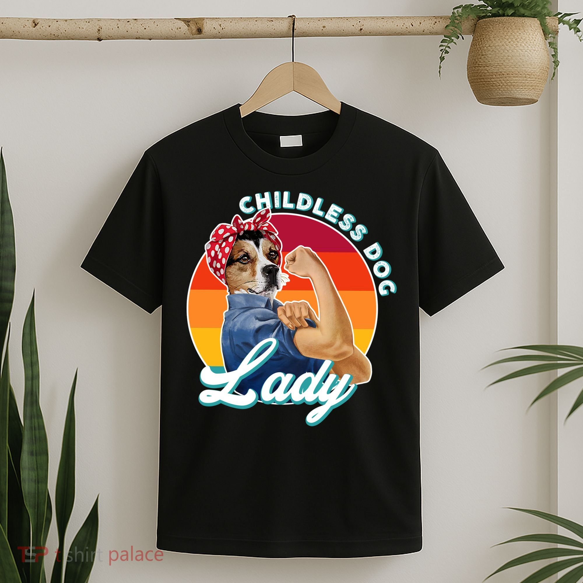 Childless Dog Lady Kamala Harris Funny T-Shirt
