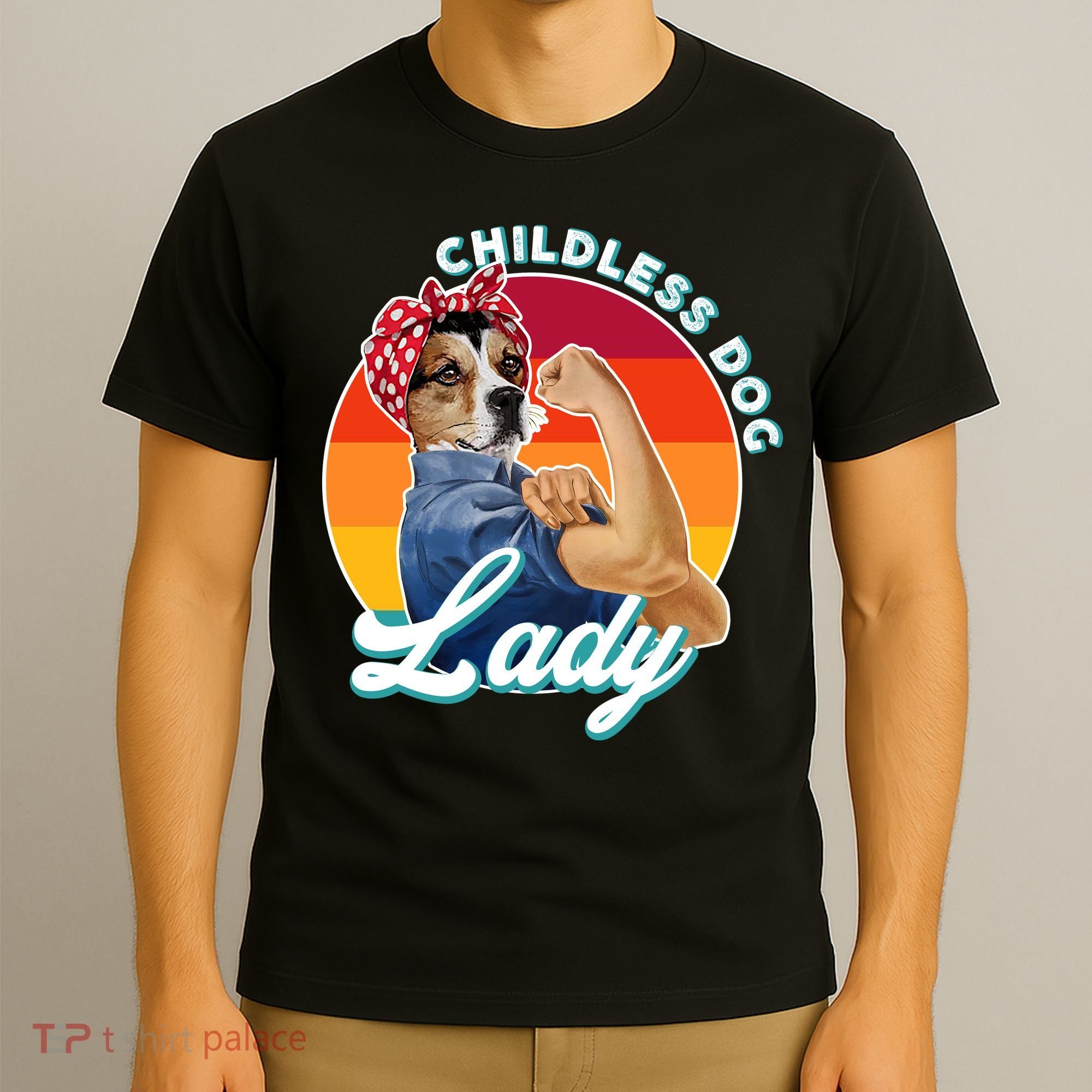 Childless Dog Lady Kamala Harris Funny T-Shirt