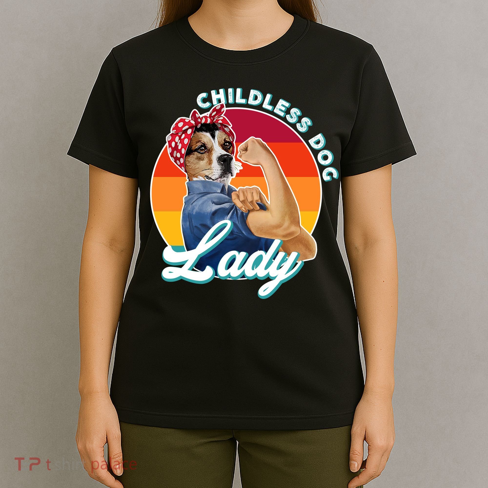 Childless Dog Lady Kamala Harris Funny T-Shirt