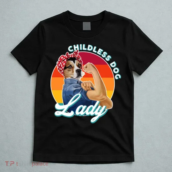 Childless Dog Lady Kamala Harris Funny T-Shirt