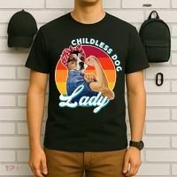 Childless Dog Lady Kamala Harris Funny T-Shirt thumb 6