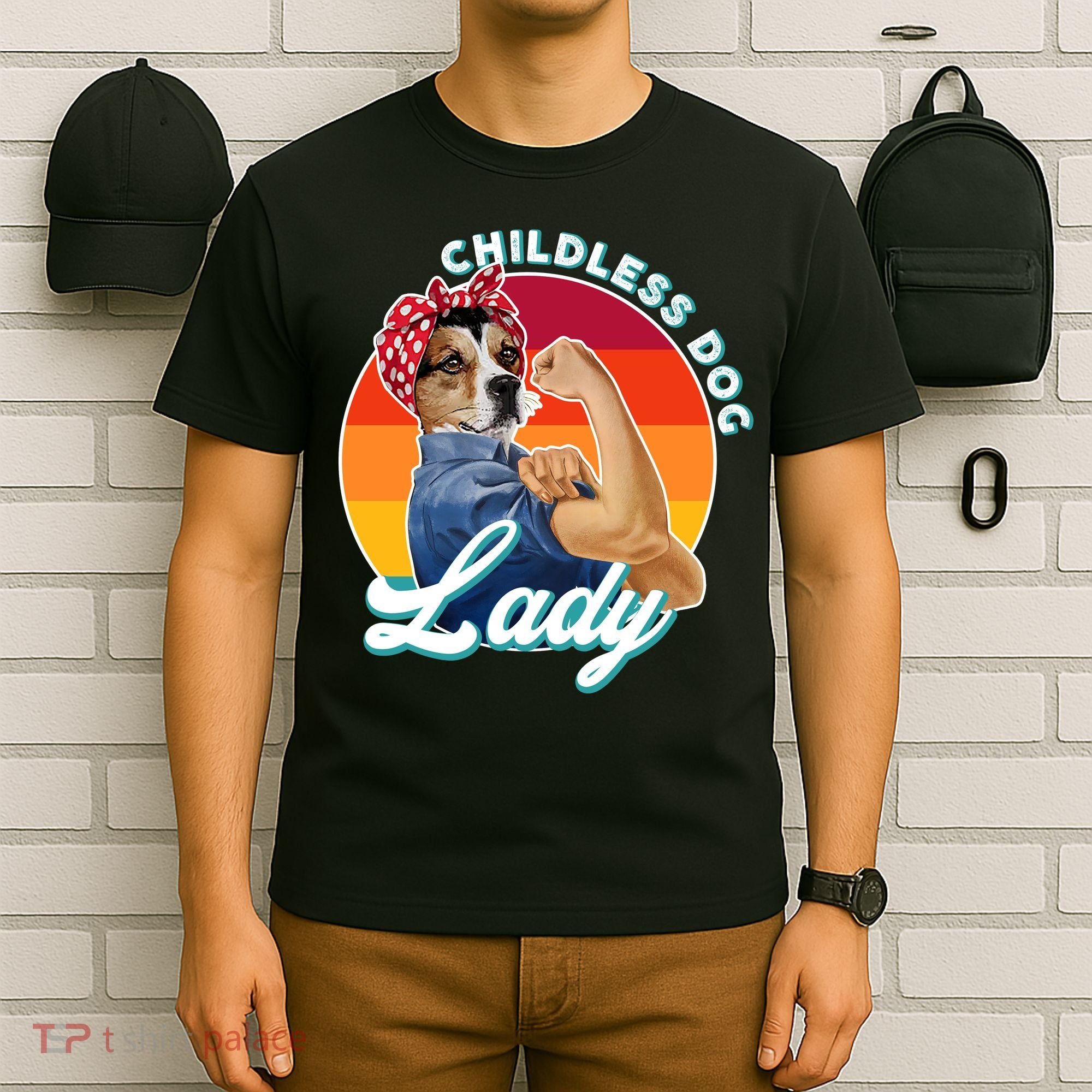 Childless Dog Lady Kamala Harris Funny T-Shirt