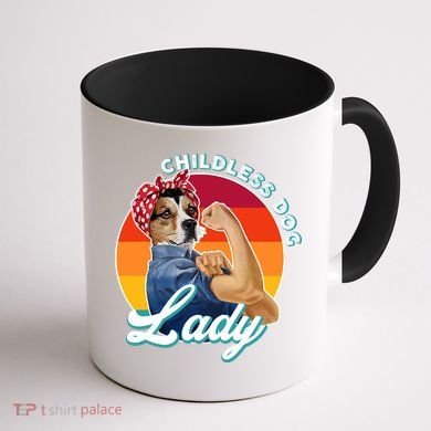 Childless Dog Lady Kamala Harris Funny Coffee Mug back