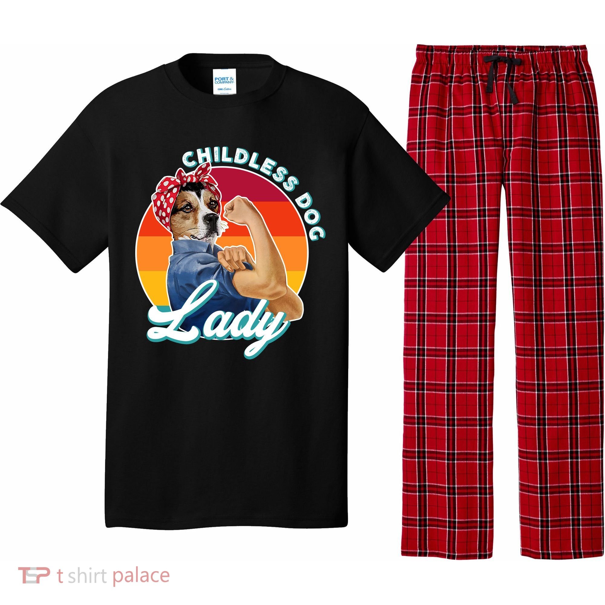 Childless Dog Lady Kamala Harris Funny Pajama Set