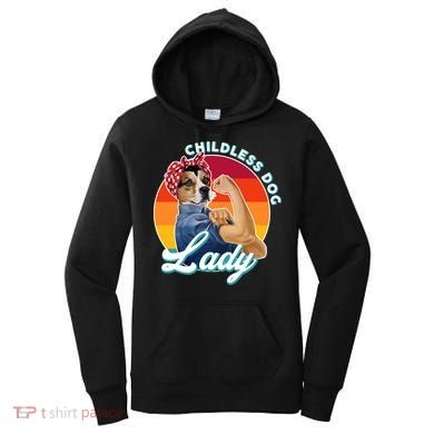 Childless Dog Lady Kamala Harris Funny Women's Hoodie