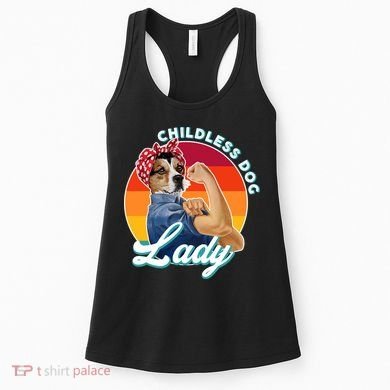 Childless Dog Lady Kamala Harris Funny Women's Tank Top