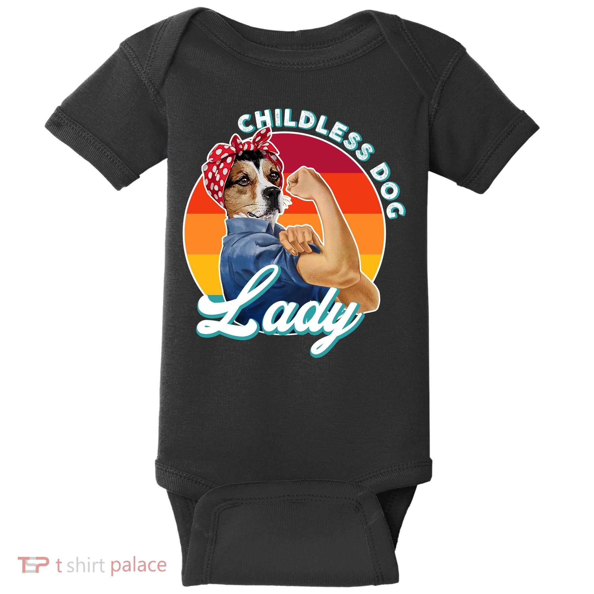Childless Dog Lady Kamala Harris Funny Baby Bodysuit