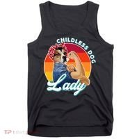 Childless Dog Lady Kamala Harris Funny Tank Top thumb 0