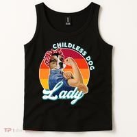 Childless Dog Lady Kamala Harris Funny Tank Top thumb 2