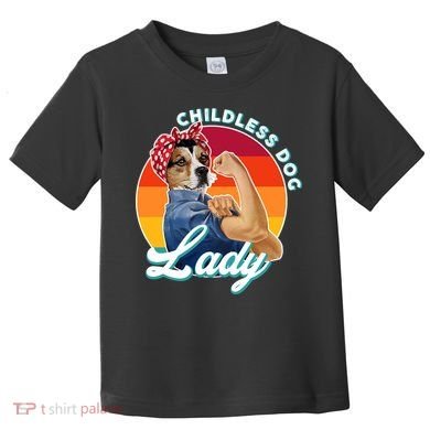 Childless Dog Lady Kamala Harris Funny Toddler T-Shirt