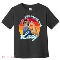 Childless Dog Lady Kamala Harris Funny Toddler T-Shirt thumb 0