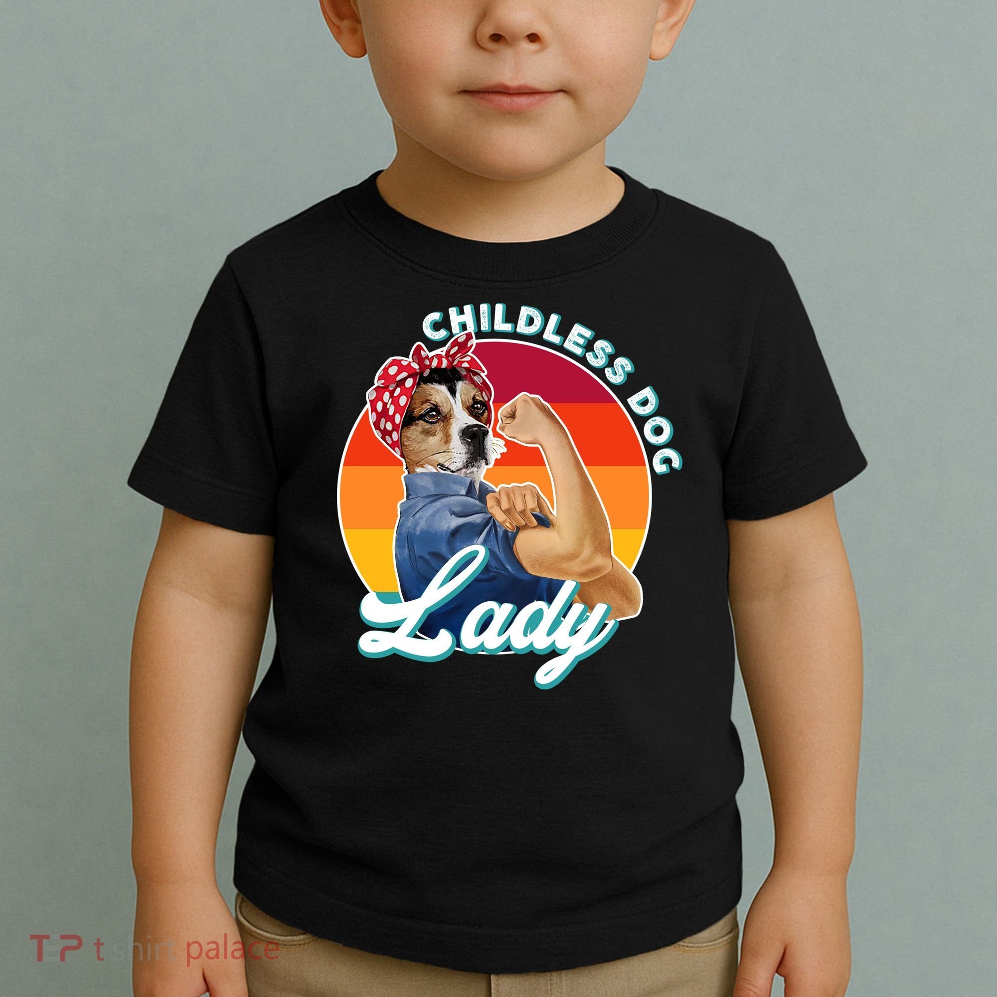 Childless Dog Lady Kamala Harris Funny Toddler T-Shirt