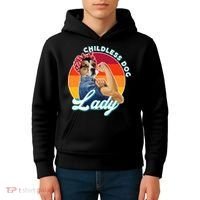 Childless Dog Lady Kamala Harris Funny Kids Hoodie thumb 4