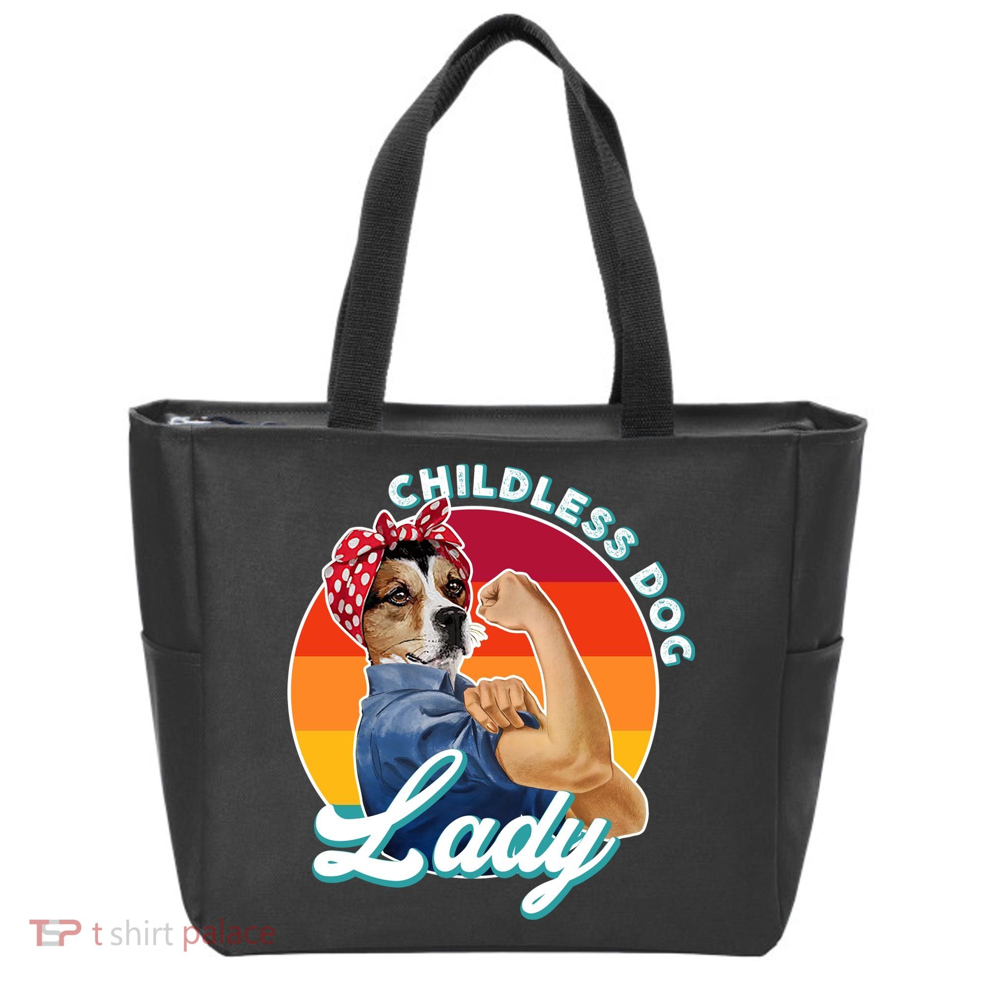 Childless Dog Lady Kamala Harris Funny Tote Bag