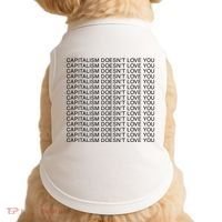 Capitalism Doesn’T Love You Doggie Tank thumb 0