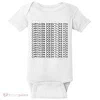 Capitalism Doesn’T Love You Baby Bodysuit thumb 0