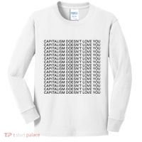 Capitalism Doesn’T Love You Kids Long Sleeve Shirt thumb 0
