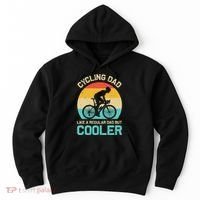 Cycling Dad Like A Regular Dad But Cooler Funny Cyclist Gift Hoodie thumb 0