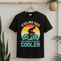 Cycling Dad Like A Regular Dad But Cooler Funny Cyclist Gift T-Shirt thumb 2