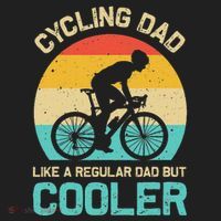 Cycling Dad Like A Regular Dad But Cooler Funny Cyclist Gift 11oz C Handle Ceramic Mug thumb 5