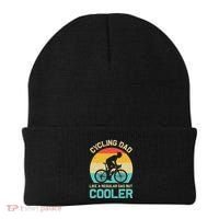 Cycling Dad Like A Regular Dad But Cooler Funny Cyclist Gift Beanie thumb 0