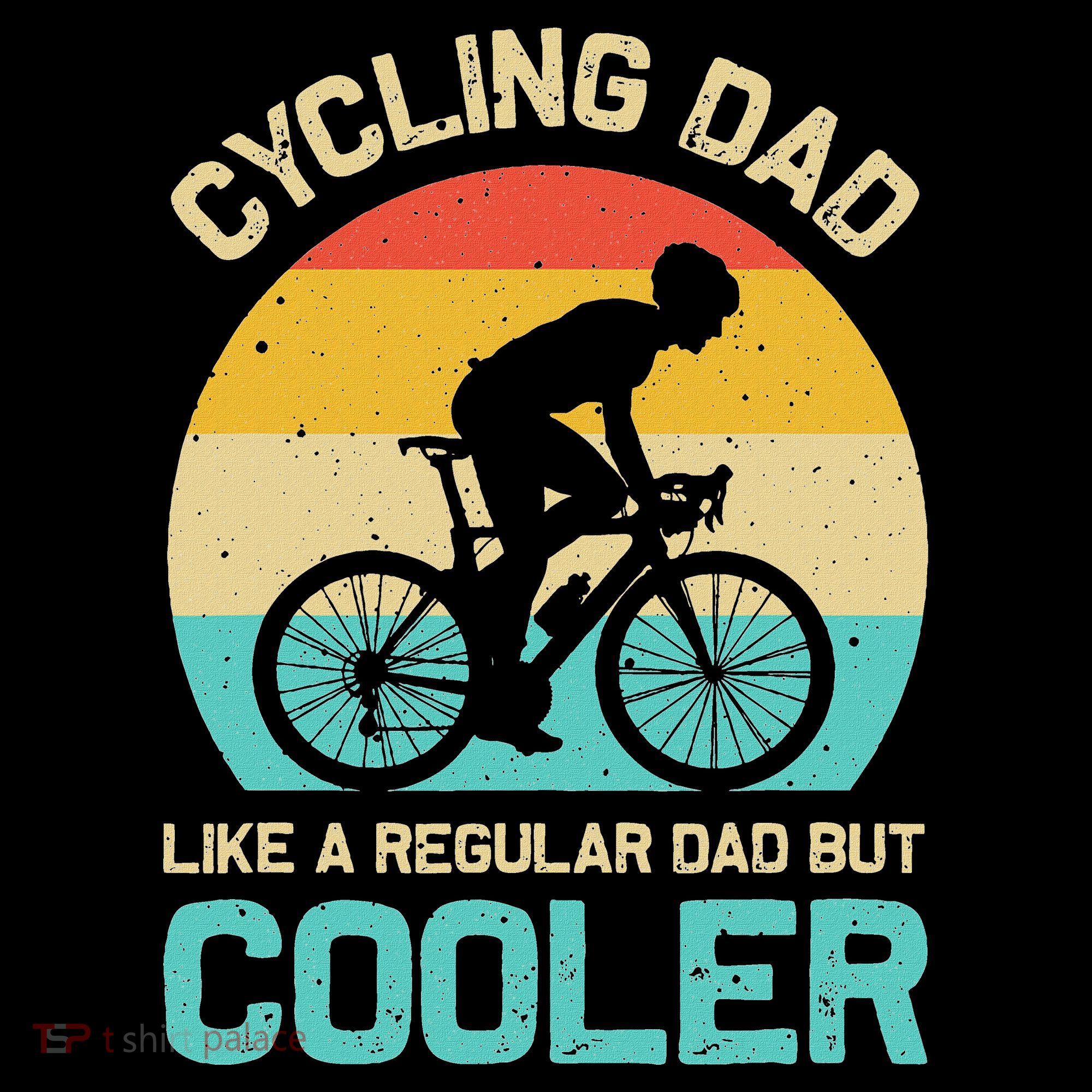 Cycling Dad Like A Regular Dad But Cooler Funny Cyclist Gift Coaster