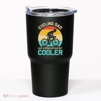 Cycling Dad Like A Regular Dad But Cooler Funny Cyclist Gift Tumbler thumb 0