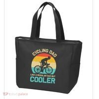 Cycling Dad Like A Regular Dad But Cooler Funny Cyclist Gift Tote Bag thumb 3