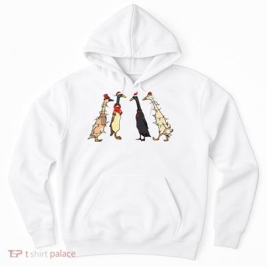 Christmas Ducks Lights Santa Ducks Merry Christmas Hoodie